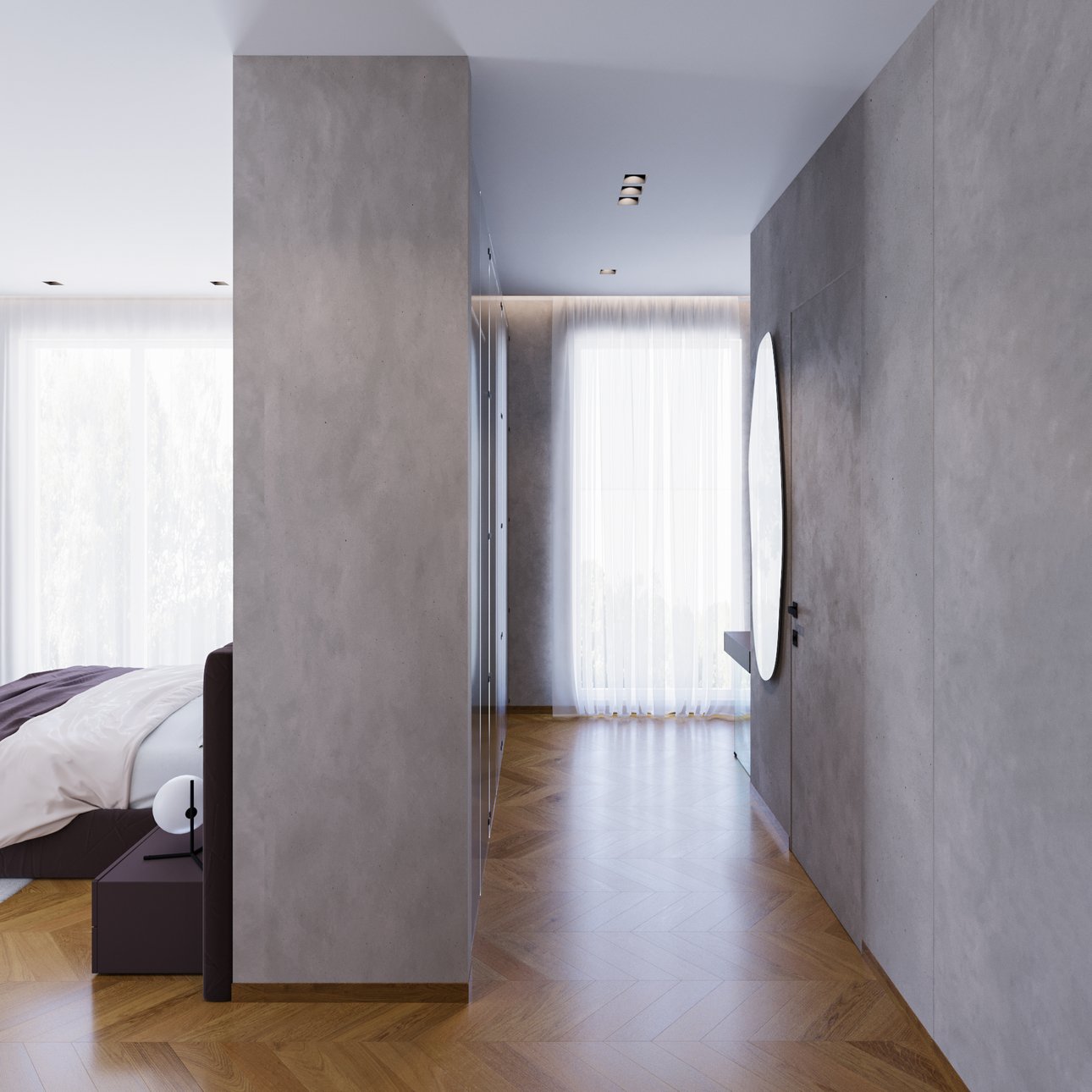 Rendering einer Architektur-Innenvisualisierung